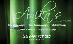 Anikas Massage Therapy - Accommodation NT 0
