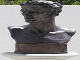 Adam Lindsay Gordon Bronze Bust - Accommodation NT 0