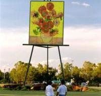 Van Gogh Sunflower Painting - Accommodation NT