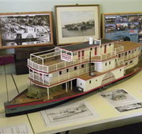 Wentworth Model Paddlesteamer Display - NT Tourism