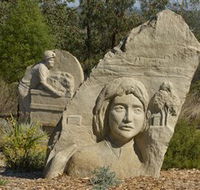 Heritage Sculptures at Pensioners Hill Lookout - Accommodation NT