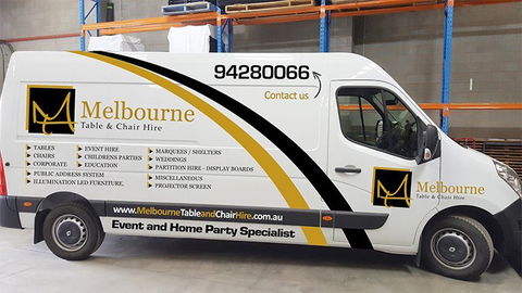 Melbourne Table & Chair Hire - Accommodation NT 1