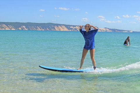 Rainbow Beach Surf School: 2 Hour Main Beach Surf Lesson - Accommodation NT 8