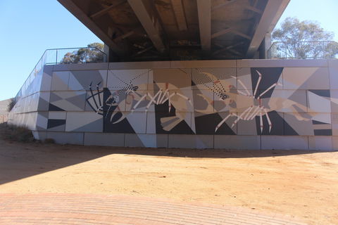 Berri Bridge Mural - Accommodation NT 0