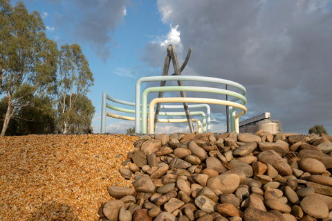 Lyrics, Landscapes And Lintels - Leeton Public Art Trail - Accommodation NT 1