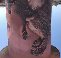 Kadina Water Tower Mural - Accommodation NT