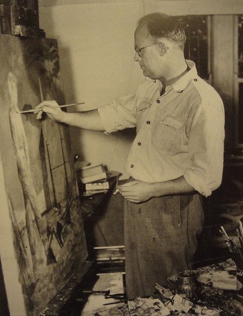 Russell Drysdale Easel Sculpture - Accommodation NT 1