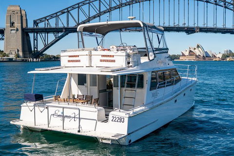 Vivid 90-Minute Sydney Harbour Small Group Catamaran Cruise - Accommodation NT 3