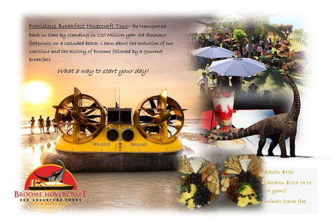 Prehistoric Cocktail Breakfast Hovercraft Tour - Accommodation NT 1