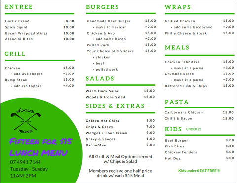 Woods And Irons Restaurant @ The Moranbah Golf Club - NT Tourism 4