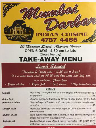 Heera Indian Cuisine - Accommodation NT 0