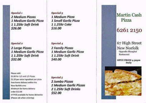 Martin Cash Pizza - NT Tourism 0