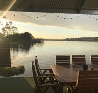 Shack built over the Murray River - NT Tourism