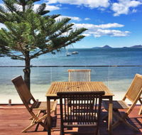 The Beach House' 169 Soldiers Point Road - right on the waterfront