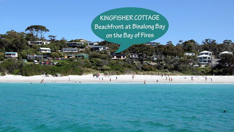 KINGFISHER COTTAGE Beachfront At The Binalong Bay - Accommodation NT 16