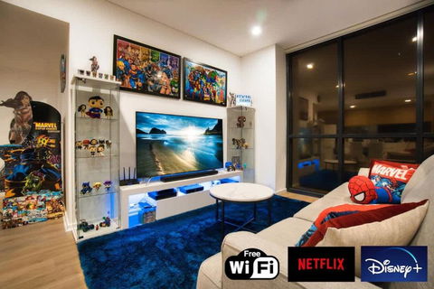 DC Vs Marvel Theme Ft Arcade Machine Pool Gym Sauna BBQ - Accommodation NT 0