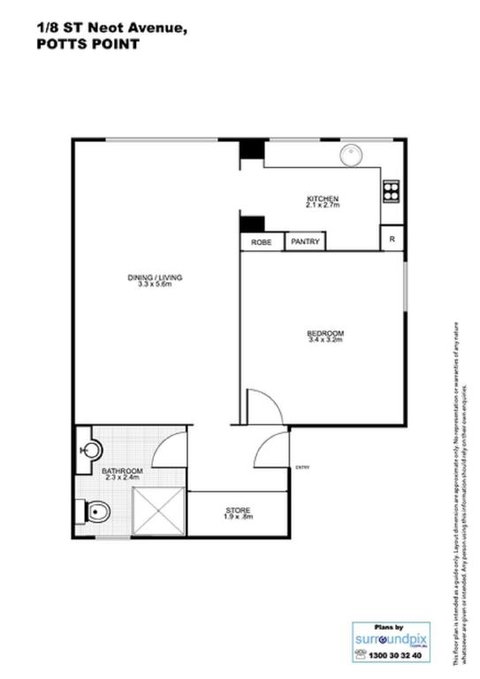 Art Deco In The Cul-de-Sac - Spacious Executive 1BR Potts Point Apartment In Quiet Cul-de-Sac - Accommodation NT 3