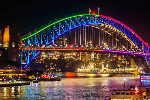 Vivid 90-Minute Sydney Harbour Intimate Catamaran Cruise With Canapes - Accommodation NT 0