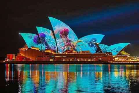 Vivid 90-Minute Sydney Harbour Intimate Catamaran Cruise With Canapes - Accommodation NT 2