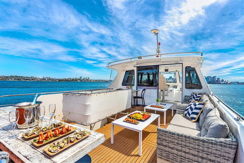 Vivid 90-Minute Sydney Harbour Intimate Catamaran Cruise With Canapes - Accommodation NT 4