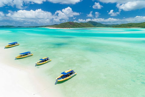 Great Barrier Reef Scenic Flight And Ocean Rafting Whitehaven Beach Day Trip - Accommodation NT 2