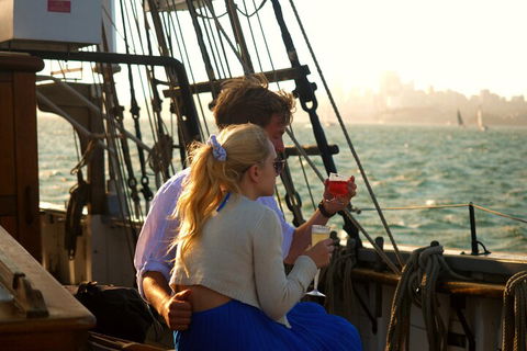 Sydney Harbour Tall Ship Wine & Canapes Evening Cruise - Accommodation NT 1